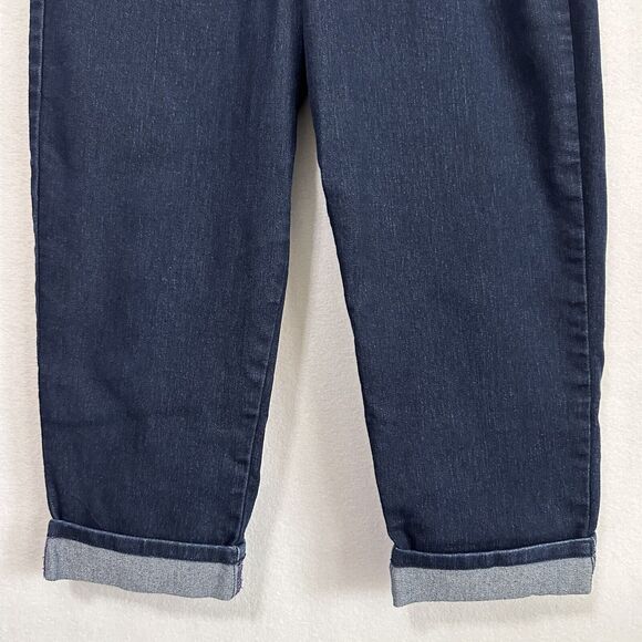 NYDJ Crop Jeans 8 Rolled Cuff Lift Tuck Stretch Comfort Denim Casual Summer USA - Picture 2 of 10